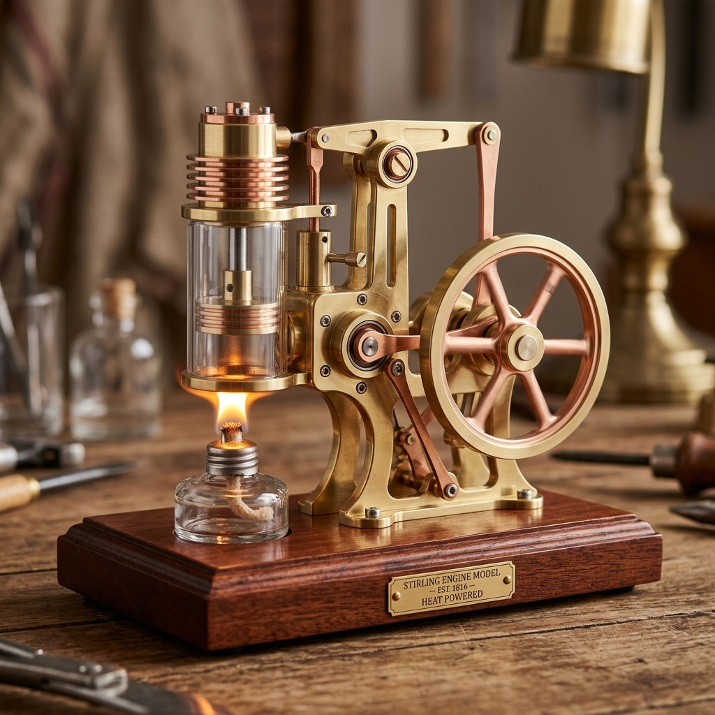 Enginediy Miniature Stirling Engine Model