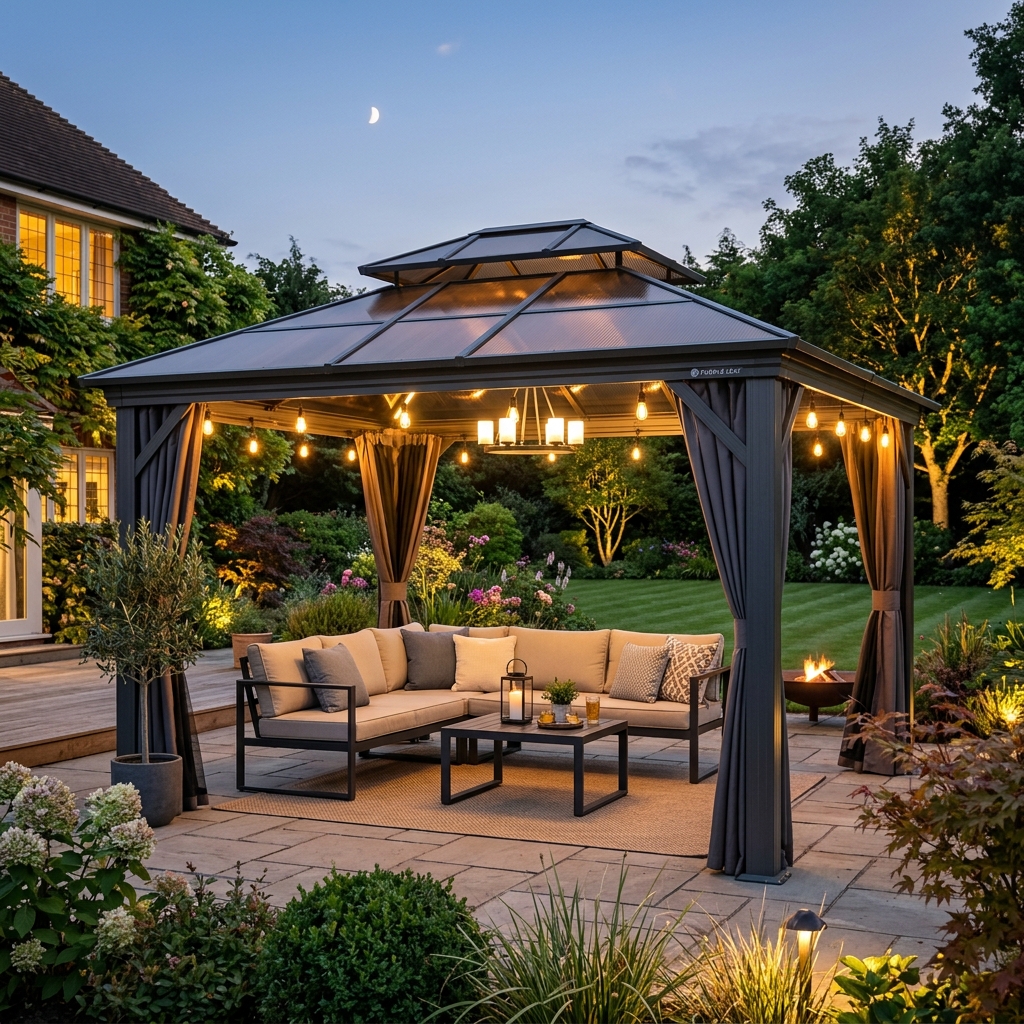 Purple Leaf Hardtop Gazebo